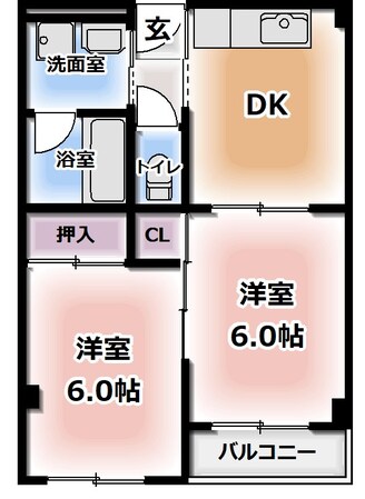 大日駅 徒歩23分 2階の物件間取画像